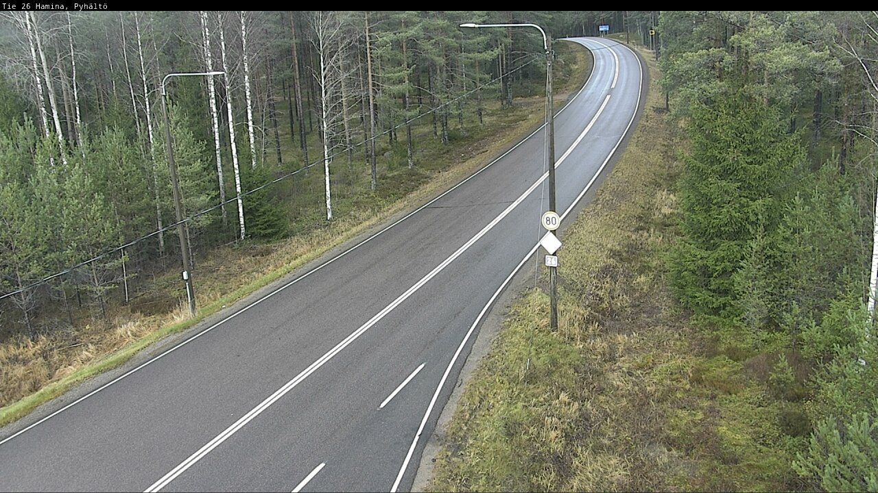 Kelikamerat Kuva Tie 26 Hamina, Pyhältö, Hamina, Kymenlaakso