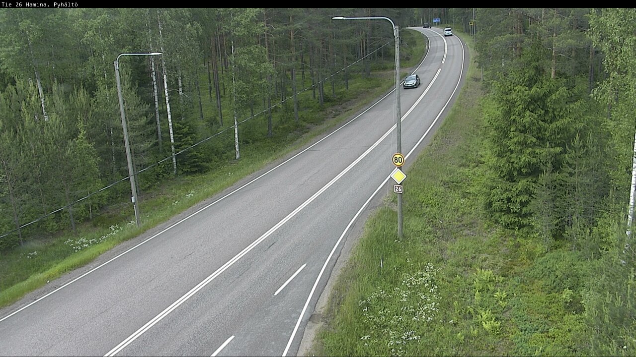 Kelikamerat Kuva Tie 26 Hamina, Pyhältö, Hamina, Kymenlaakso