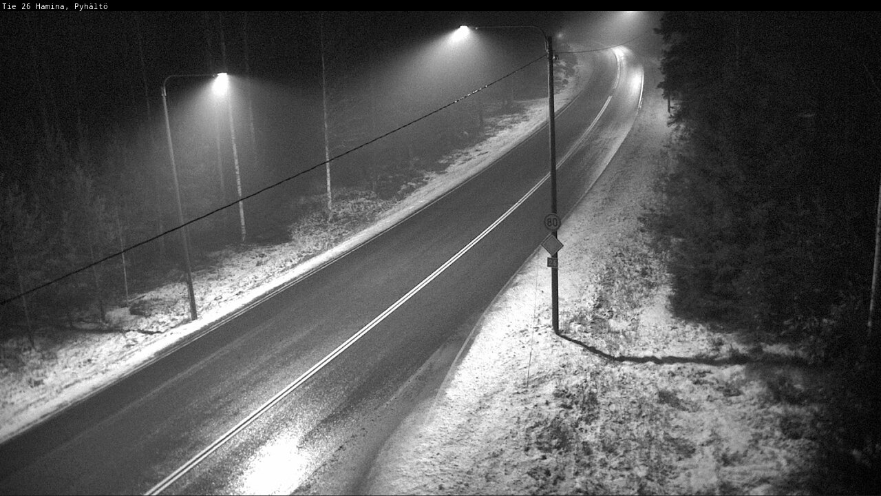 Weather Camera Image Road 26 Hamina, Pyhältö, Hamina, Kymenlaakso