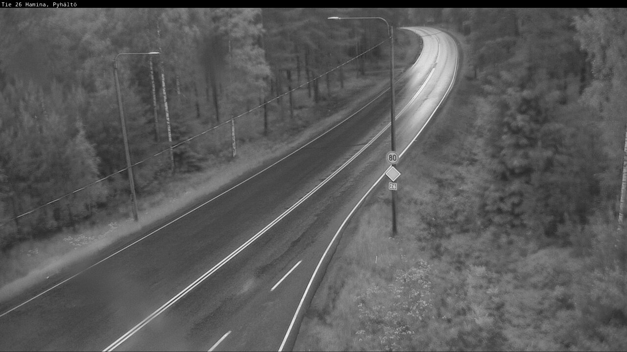Kelikamerat Kuva Tie 26 Hamina, Pyhältö, Hamina, Kymenlaakso