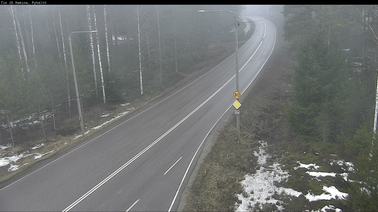 Kelikamerat Kuva Tie 26 Hamina, Pyhältö, Hamina, Kymenlaakso