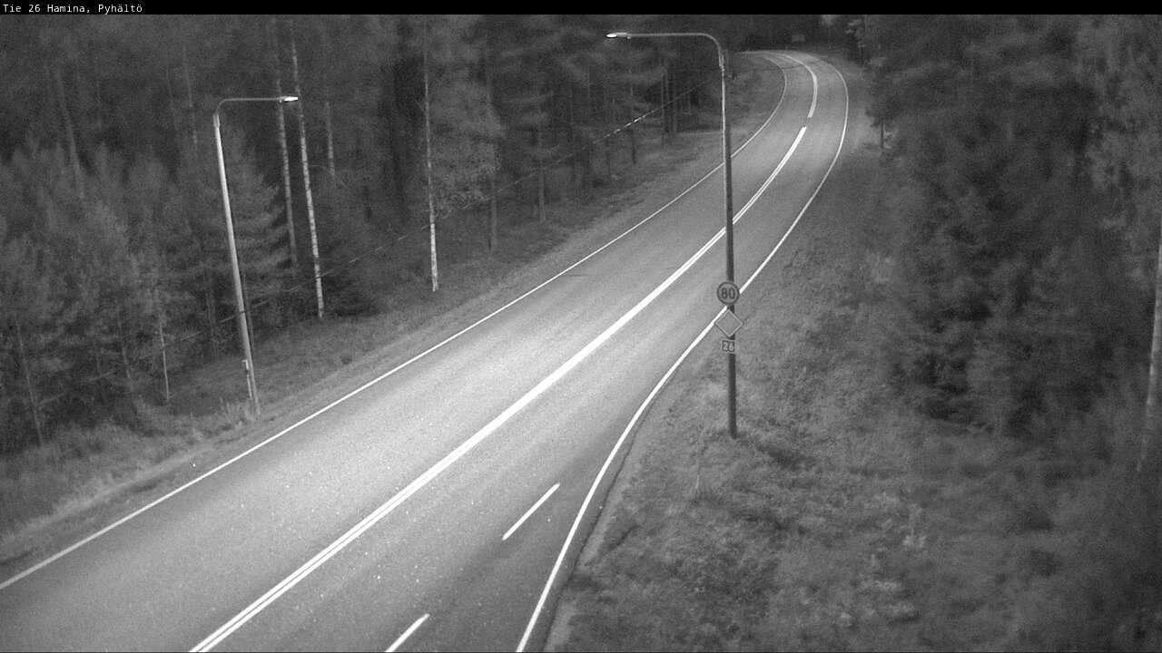 Kelikamerat Kuva Tie 26 Hamina, Pyhältö, Hamina, Kymenlaakso