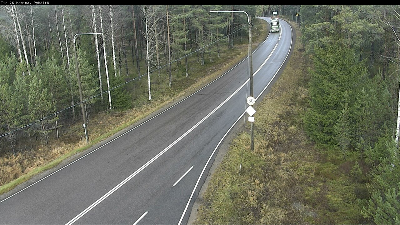 Kelikamerat Kuva Tie 26 Hamina, Pyhältö, Hamina, Kymenlaakso