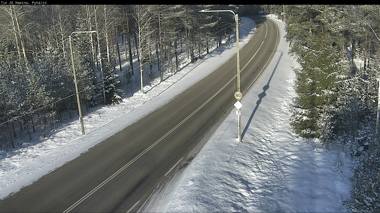 Kelikamerat Kuva Tie 26 Hamina, Pyhältö, Hamina, Kymenlaakso