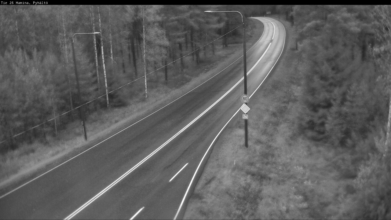 Kelikamerat Kuva Tie 26 Hamina, Pyhältö, Hamina, Kymenlaakso