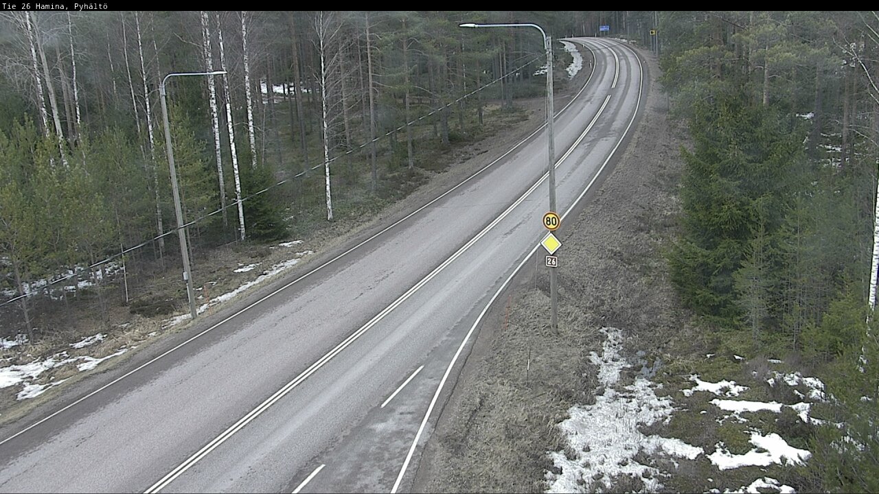 Kelikamerat Kuva Tie 26 Hamina, Pyhältö, Hamina, Kymenlaakso