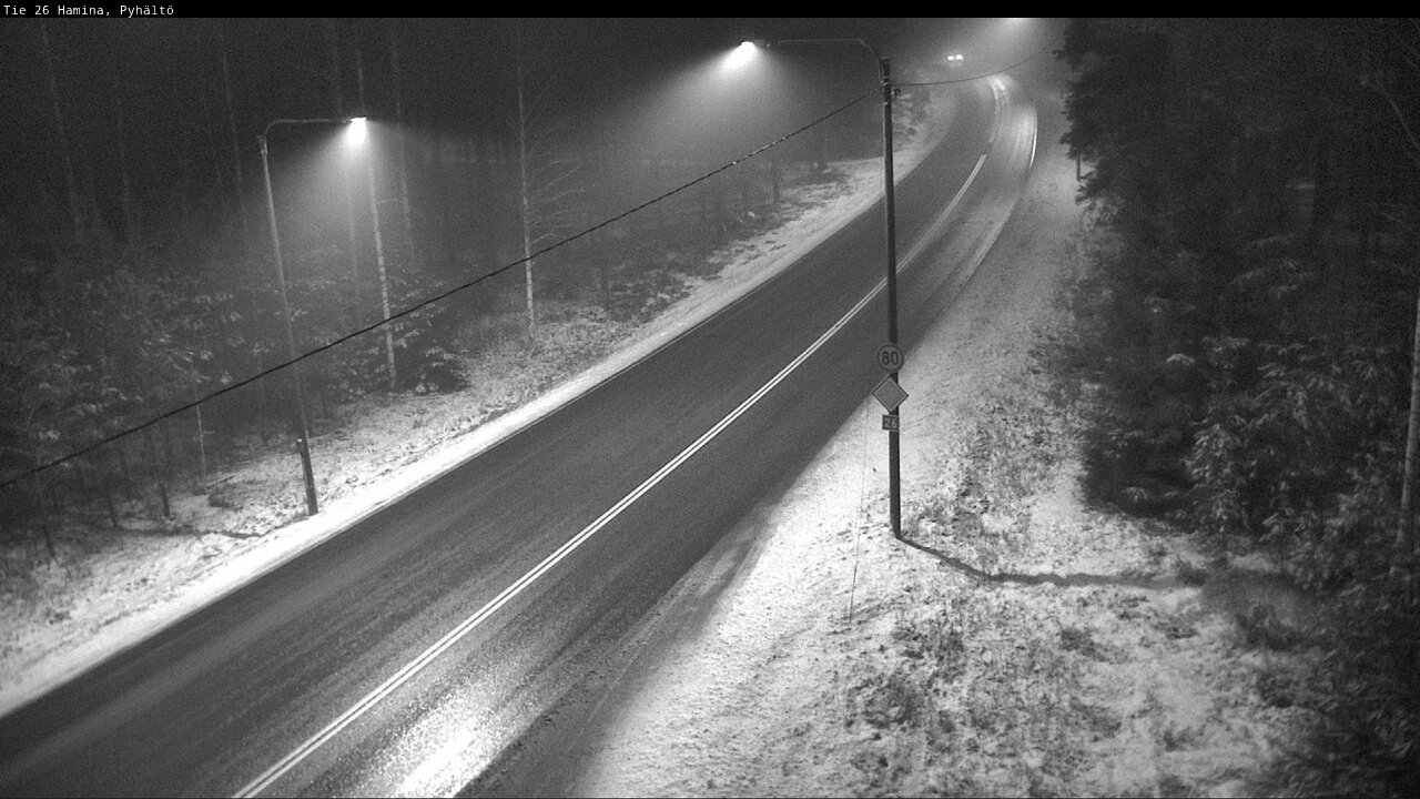 Weather Camera Image Road 26 Hamina, Pyhältö, Hamina, Kymenlaakso