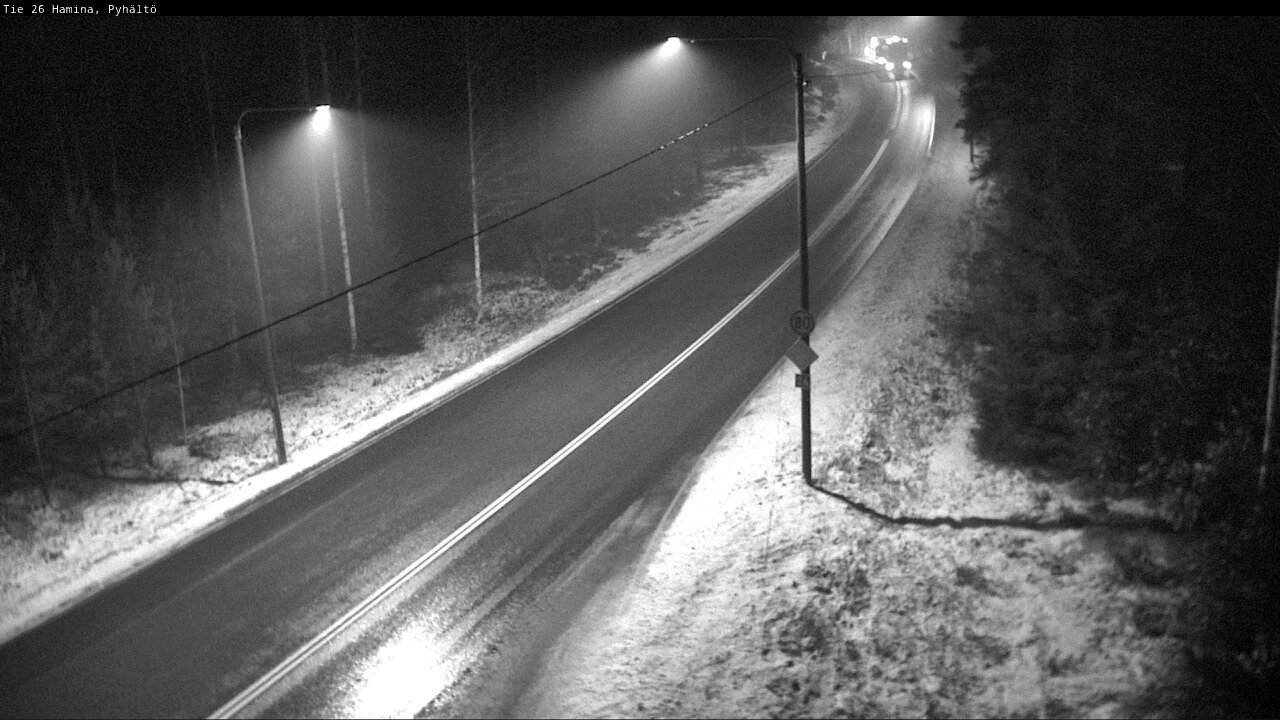 Weather Camera Image Road 26 Hamina, Pyhältö, Hamina, Kymenlaakso