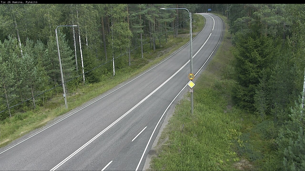Kelikamerat Kuva Tie 26 Hamina, Pyhältö, Hamina, Kymenlaakso