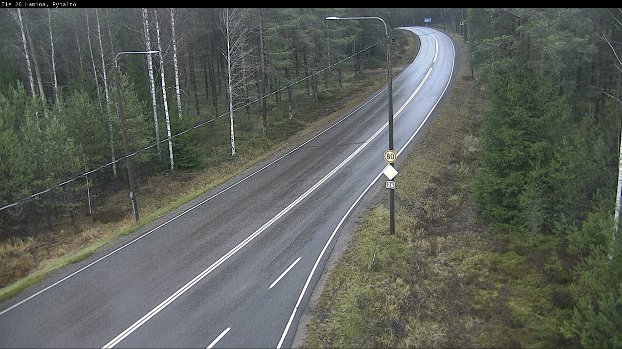 Kelikamerat Kuva Tie 26 Hamina, Pyhältö, Hamina, Kymenlaakso