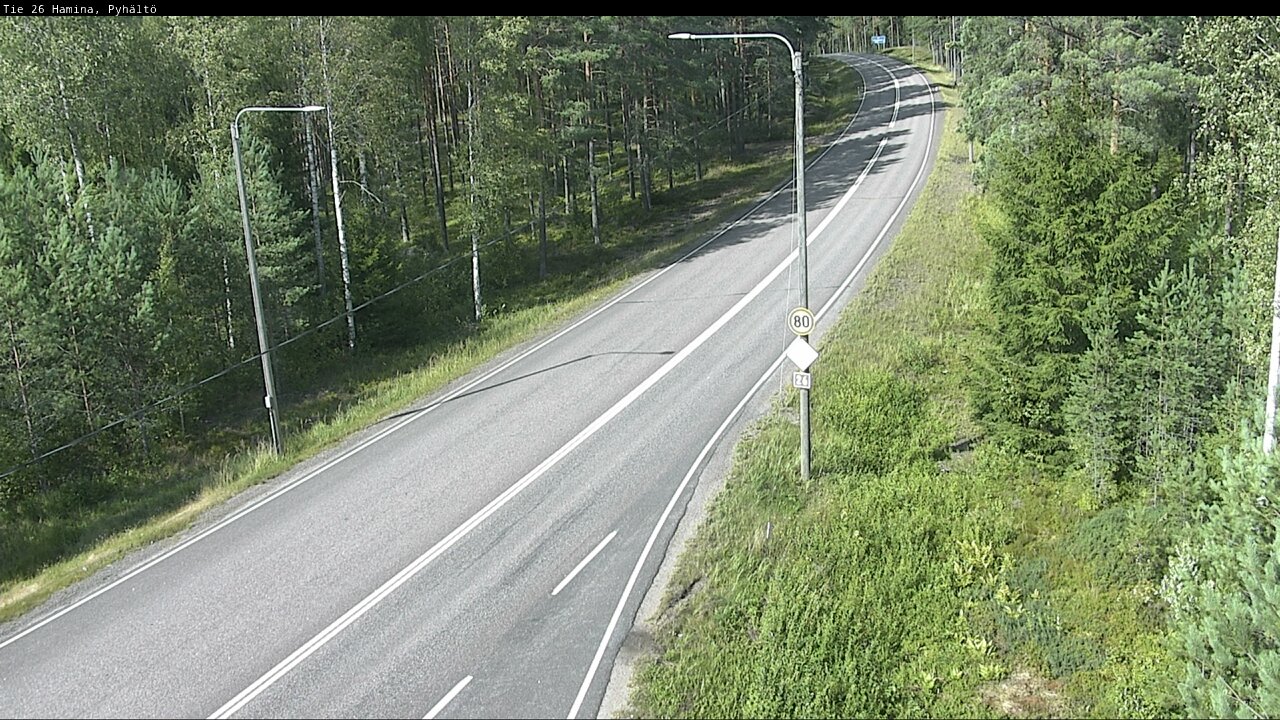 Kelikamerat Kuva Tie 26 Hamina, Pyhältö, Hamina, Kymenlaakso