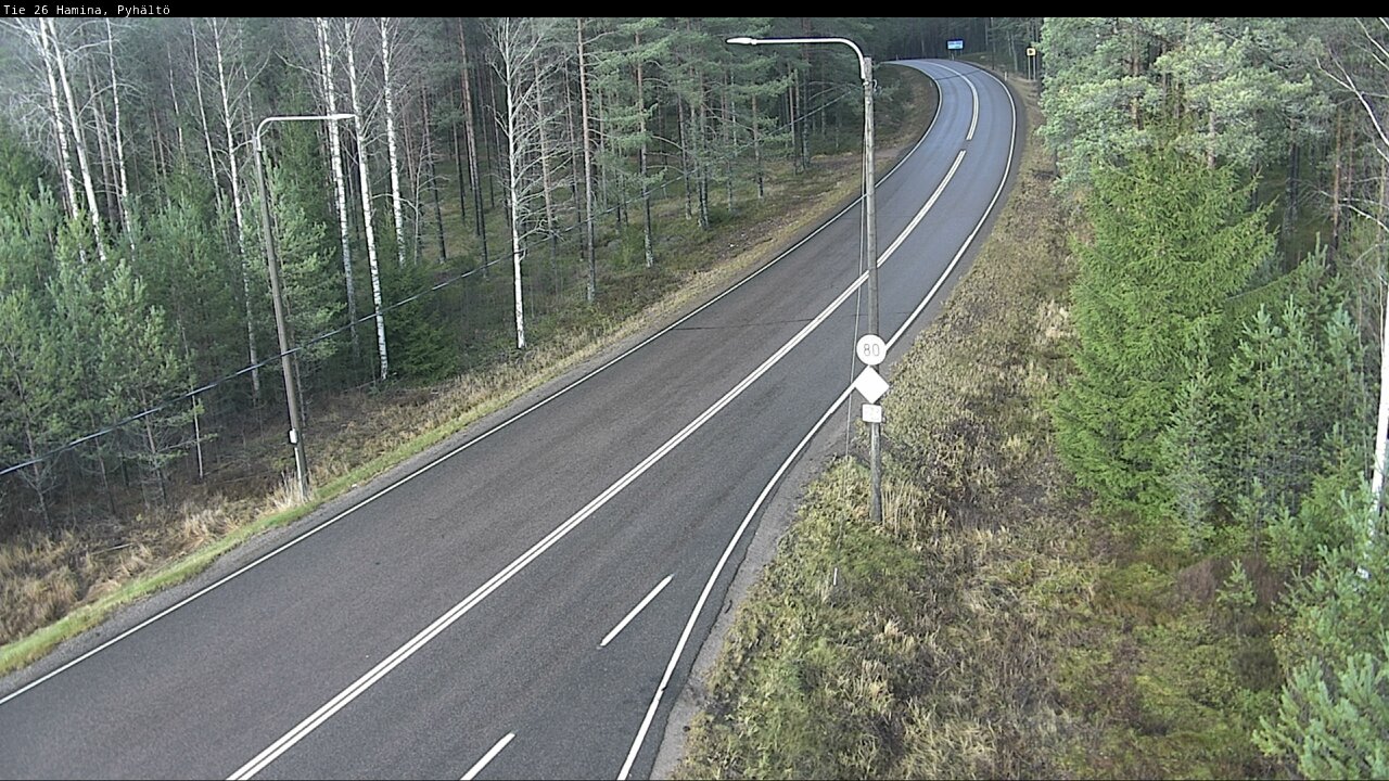 Kelikamerat Kuva Tie 26 Hamina, Pyhältö, Hamina, Kymenlaakso