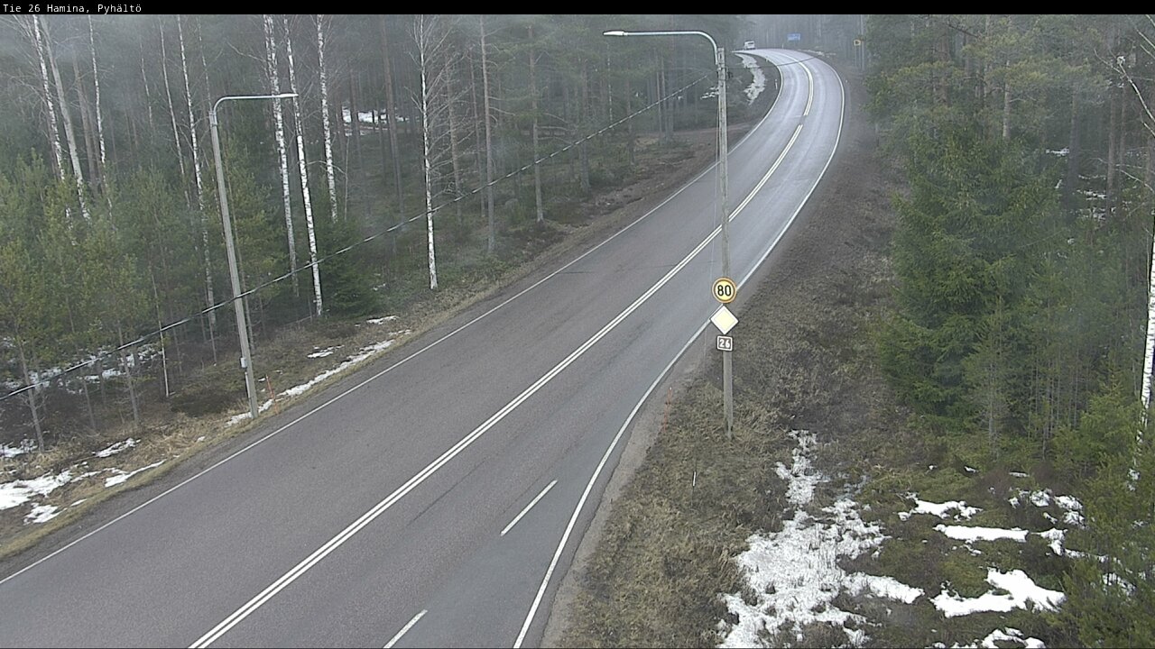 Kelikamerat Kuva Tie 26 Hamina, Pyhältö, Hamina, Kymenlaakso