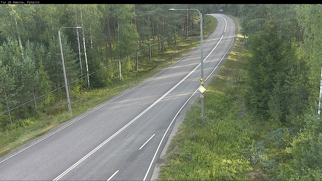Weather Camera Image Road 26 Hamina, Pyhältö, Hamina, Kymenlaakso