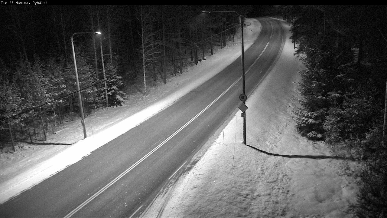 Kelikamerat Kuva Tie 26 Hamina, Pyhältö, Hamina, Kymenlaakso