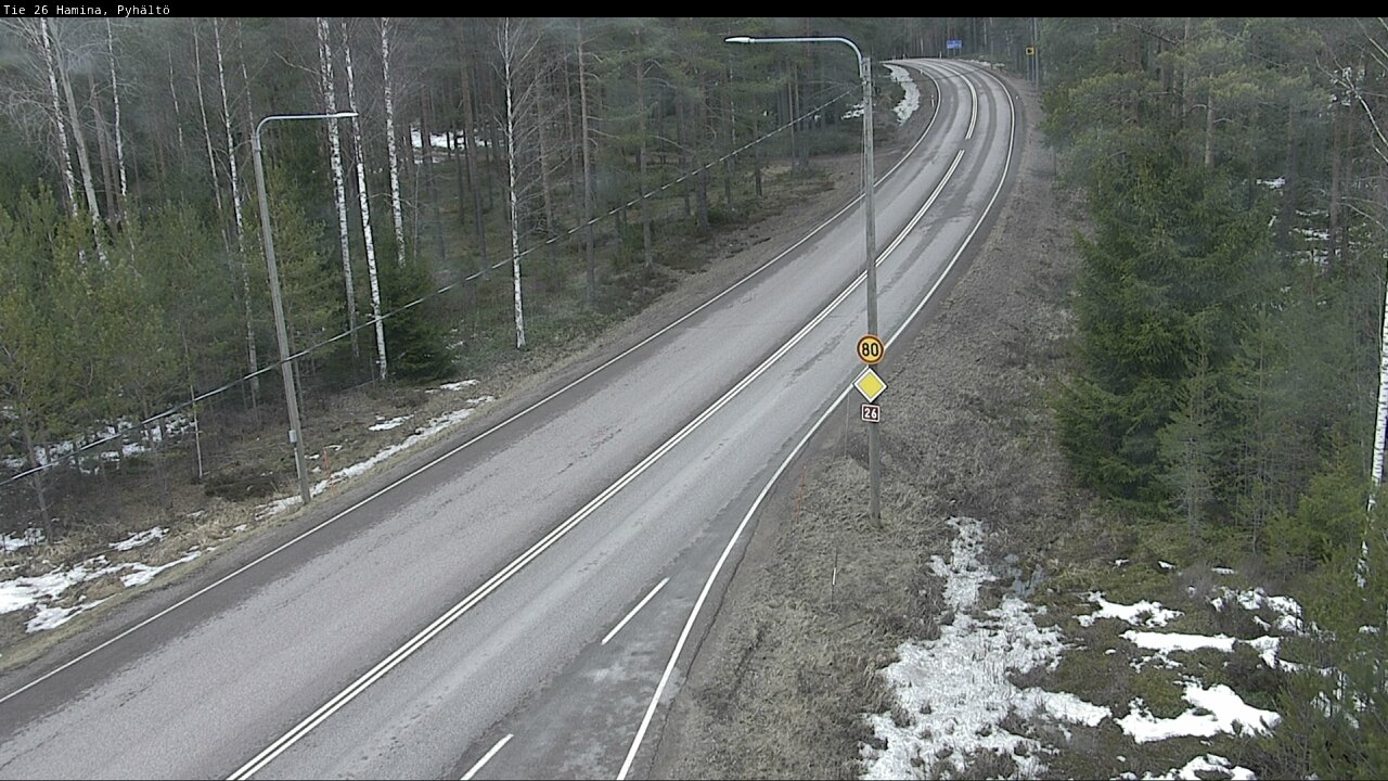 Kelikamerat Kuva Tie 26 Hamina, Pyhältö, Hamina, Kymenlaakso