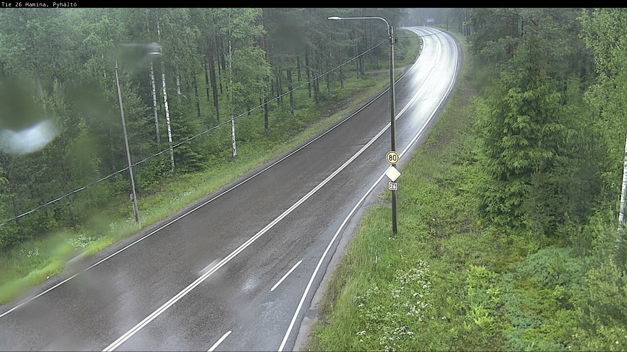 Weather Camera Image Road 26 Hamina, Pyhältö, Hamina, Kymenlaakso