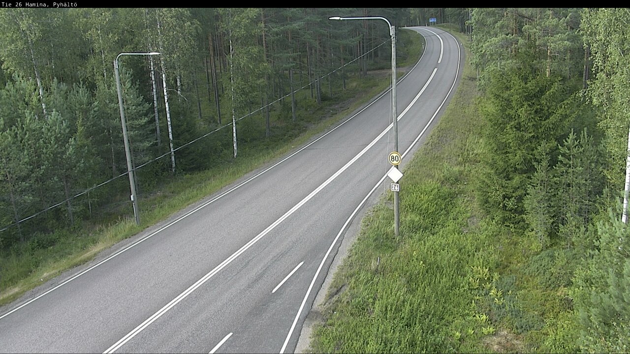 Kelikamerat Kuva Tie 26 Hamina, Pyhältö, Hamina, Kymenlaakso