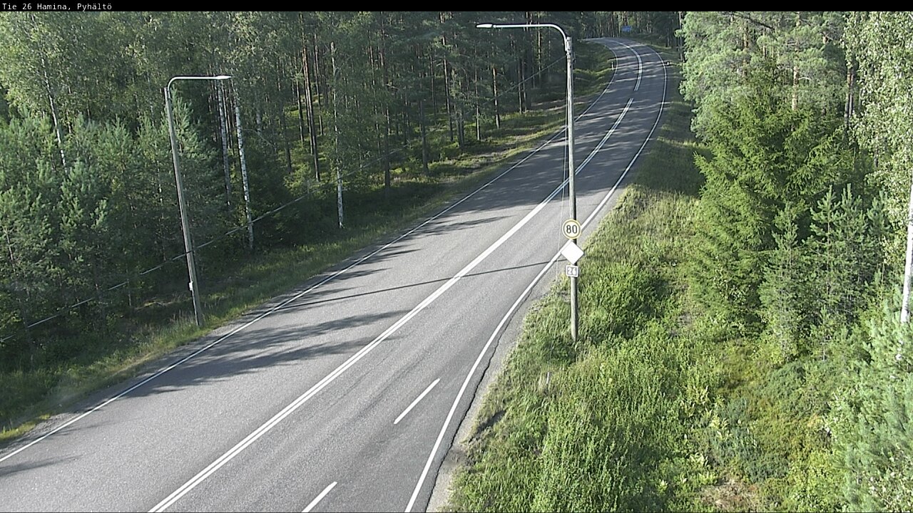Kelikamerat Kuva Tie 26 Hamina, Pyhältö, Hamina, Kymenlaakso