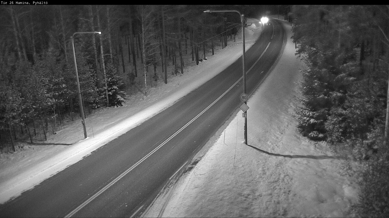 Kelikamerat Kuva Tie 26 Hamina, Pyhältö, Hamina, Kymenlaakso