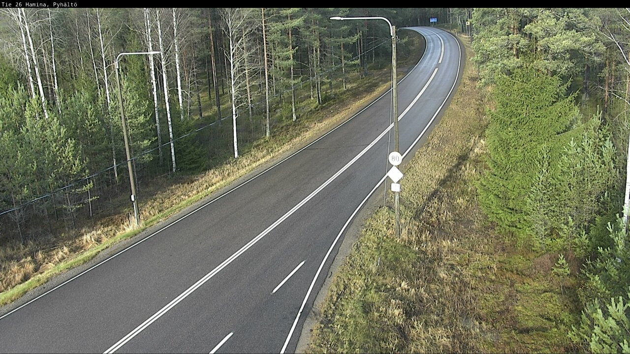 Kelikamerat Kuva Tie 26 Hamina, Pyhältö, Hamina, Kymenlaakso