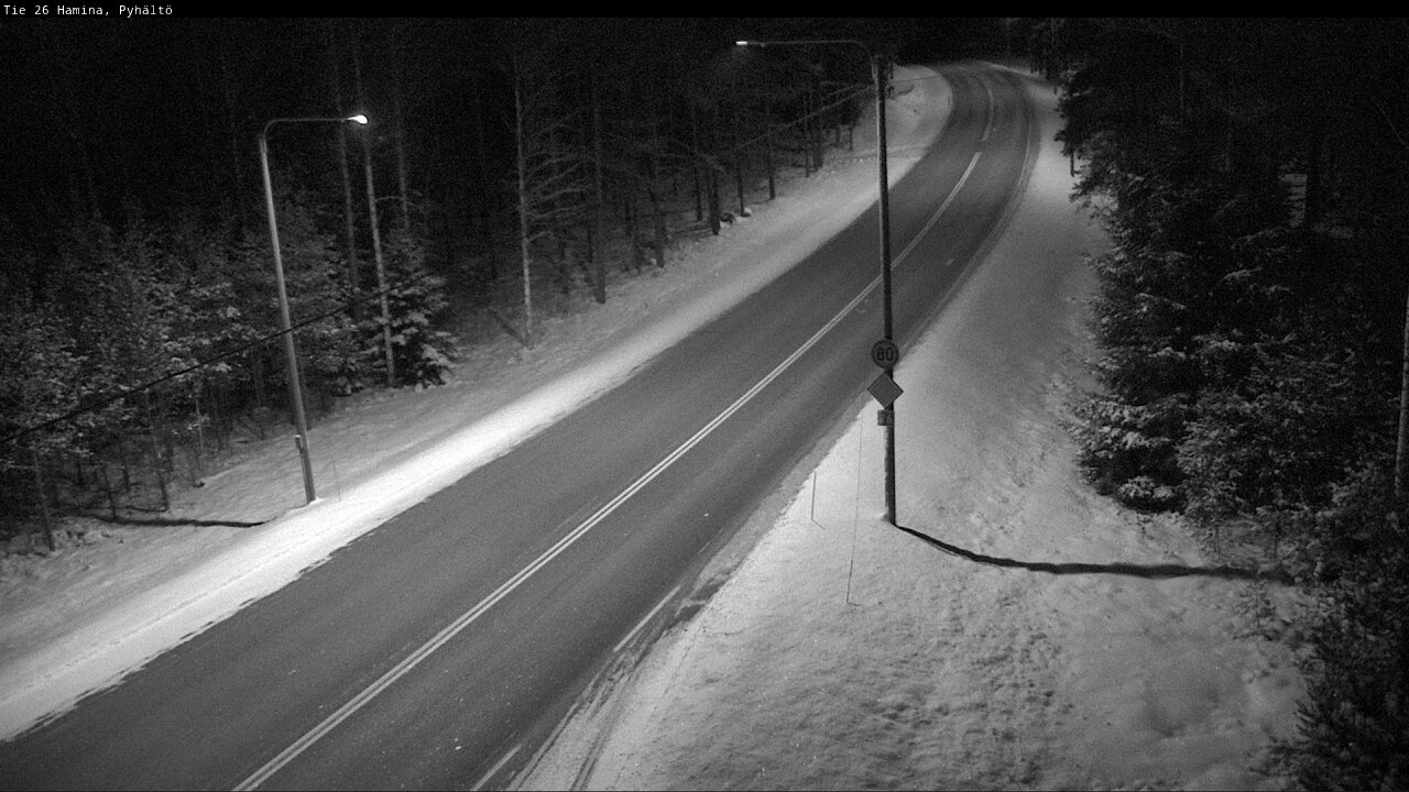 Kelikamerat Kuva Tie 26 Hamina, Pyhältö, Hamina, Kymenlaakso