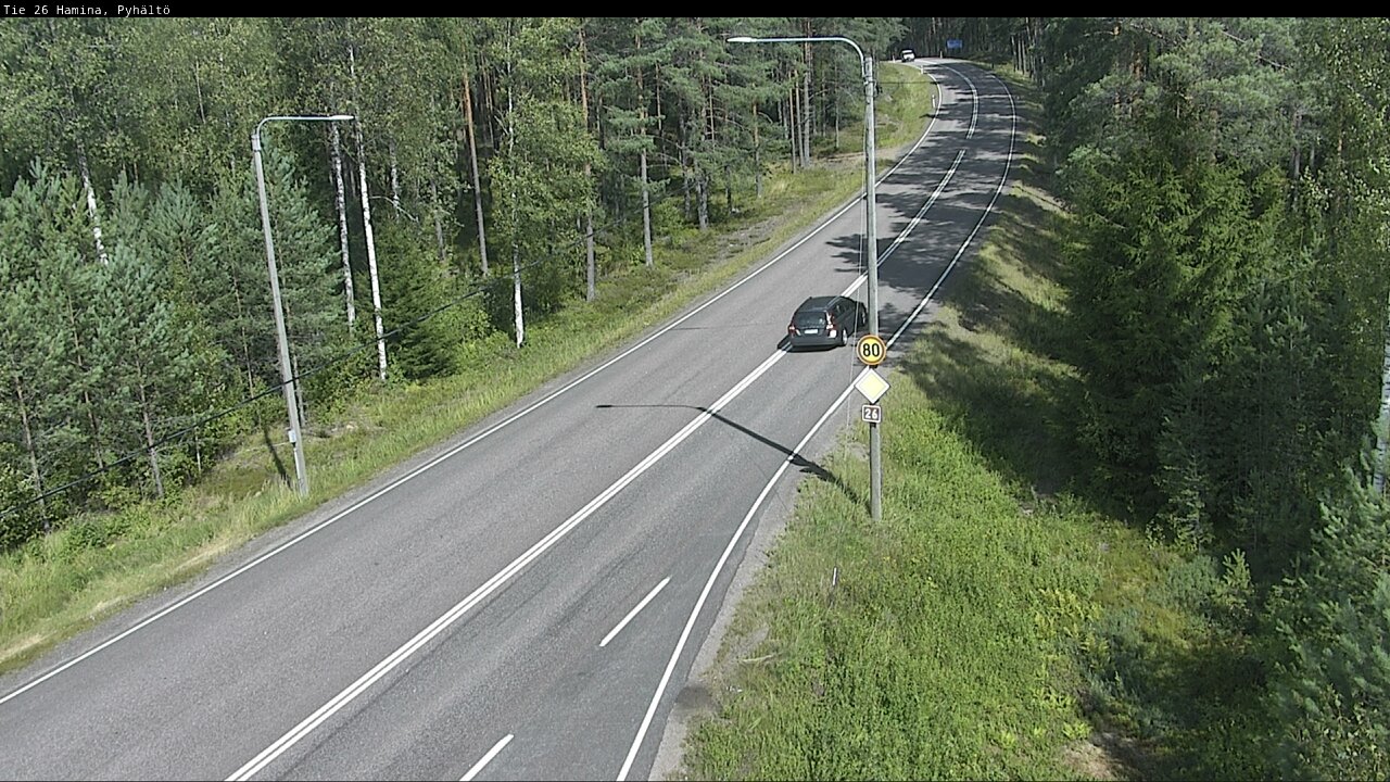 Kelikamerat Kuva Tie 26 Hamina, Pyhältö, Hamina, Kymenlaakso