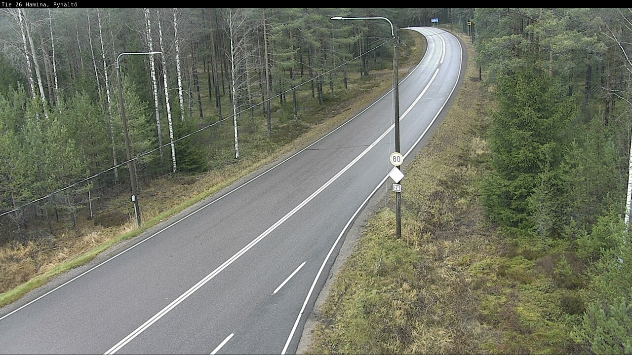 Kelikamerat Kuva Tie 26 Hamina, Pyhältö, Hamina, Kymenlaakso