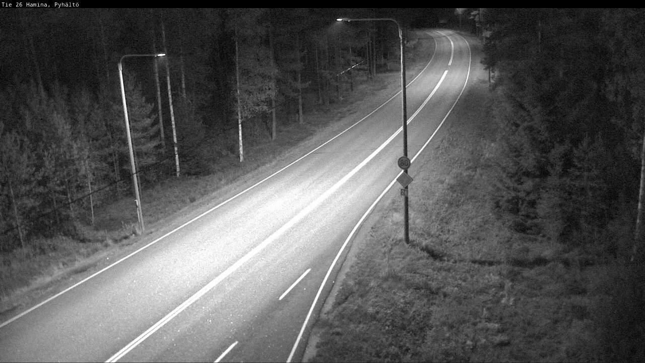 Kelikamerat Kuva Tie 26 Hamina, Pyhältö, Hamina, Kymenlaakso