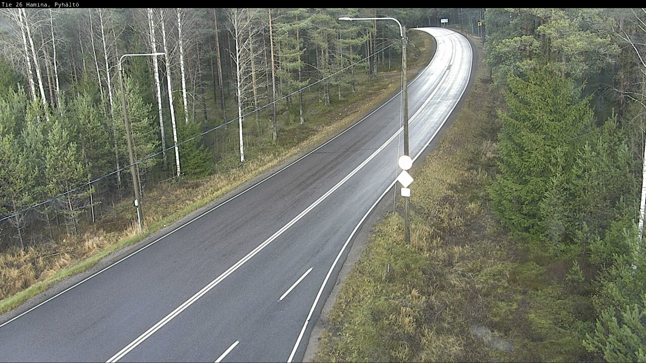 Kelikamerat Kuva Tie 26 Hamina, Pyhältö, Hamina, Kymenlaakso