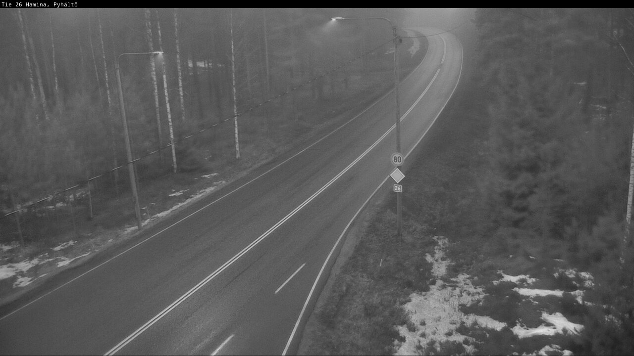 Kelikamerat Kuva Tie 26 Hamina, Pyhältö, Hamina, Kymenlaakso