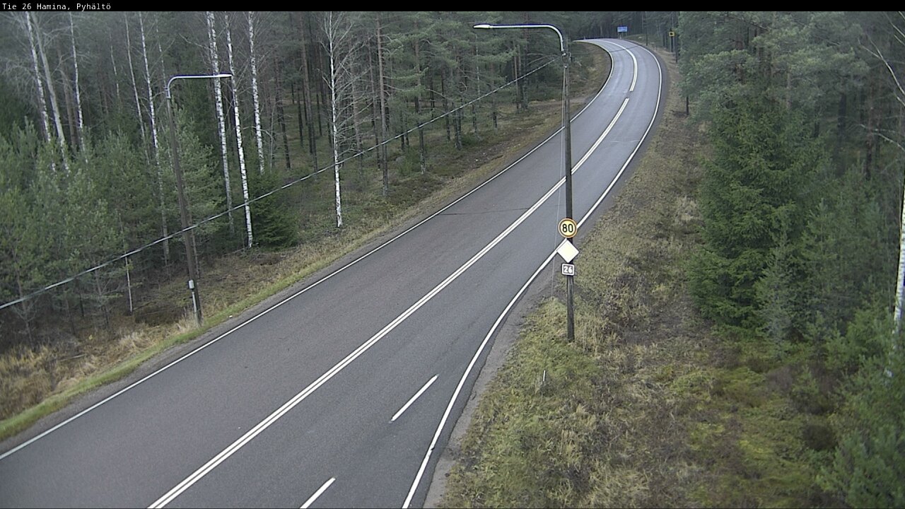 Kelikamerat Kuva Tie 26 Hamina, Pyhältö, Hamina, Kymenlaakso