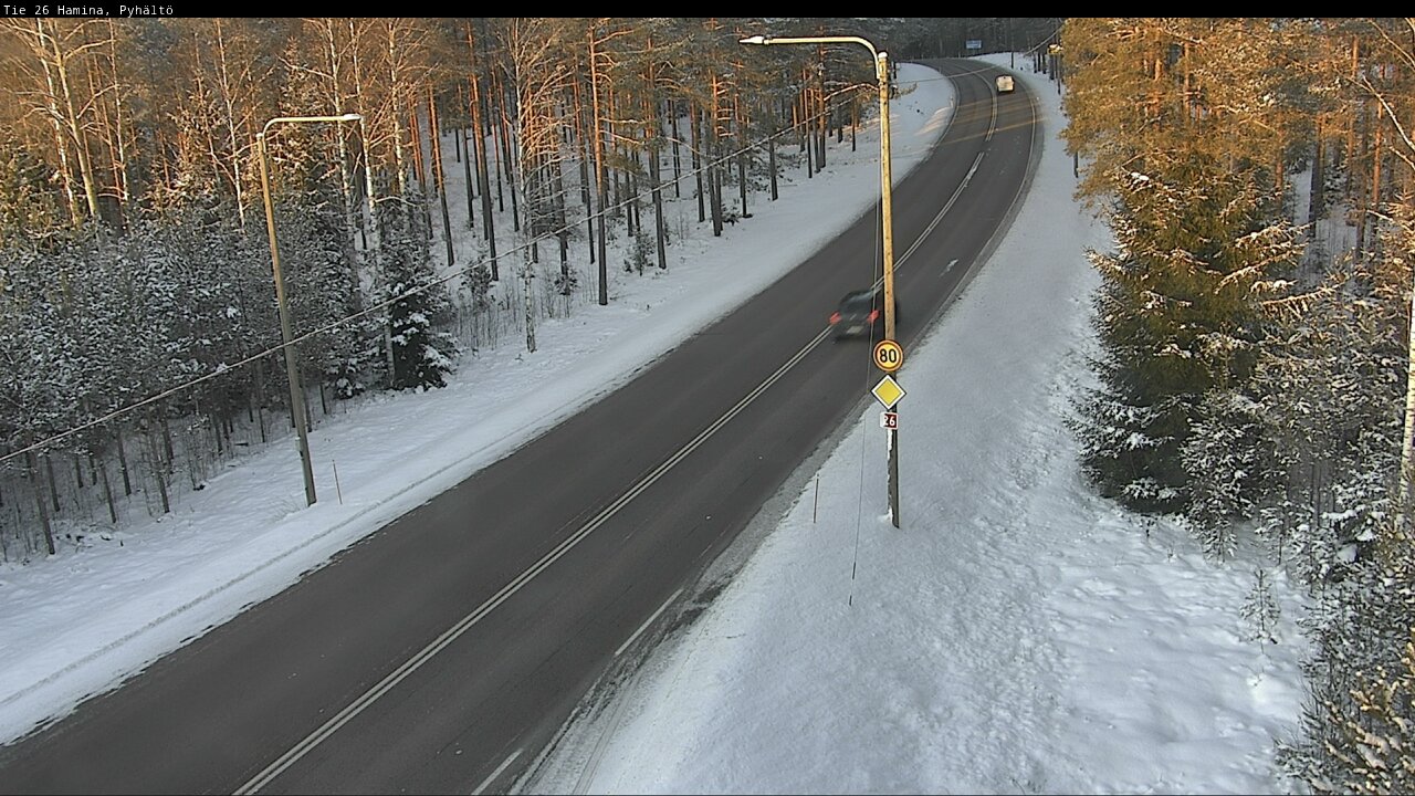 Kelikamerat Kuva Tie 26 Hamina, Pyhältö, Hamina, Kymenlaakso