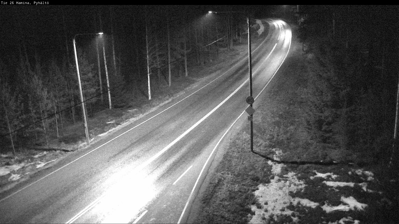 Kelikamerat Kuva Tie 26 Hamina, Pyhältö, Hamina, Kymenlaakso