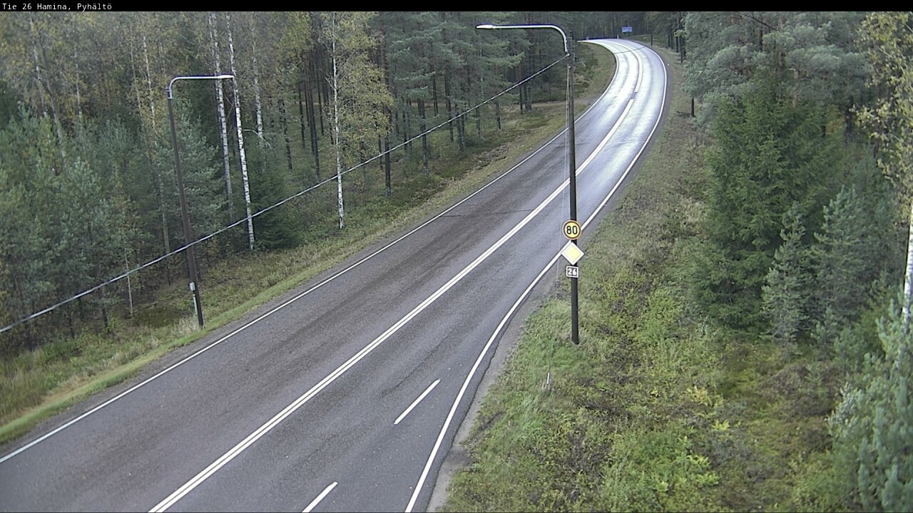 Kelikamerat Kuva Tie 26 Hamina, Pyhältö, Hamina, Kymenlaakso
