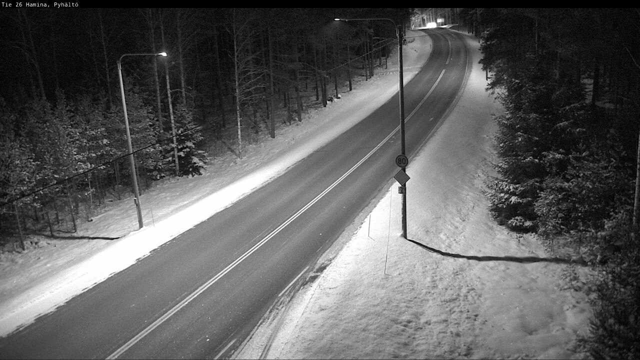 Kelikamerat Kuva Tie 26 Hamina, Pyhältö, Hamina, Kymenlaakso