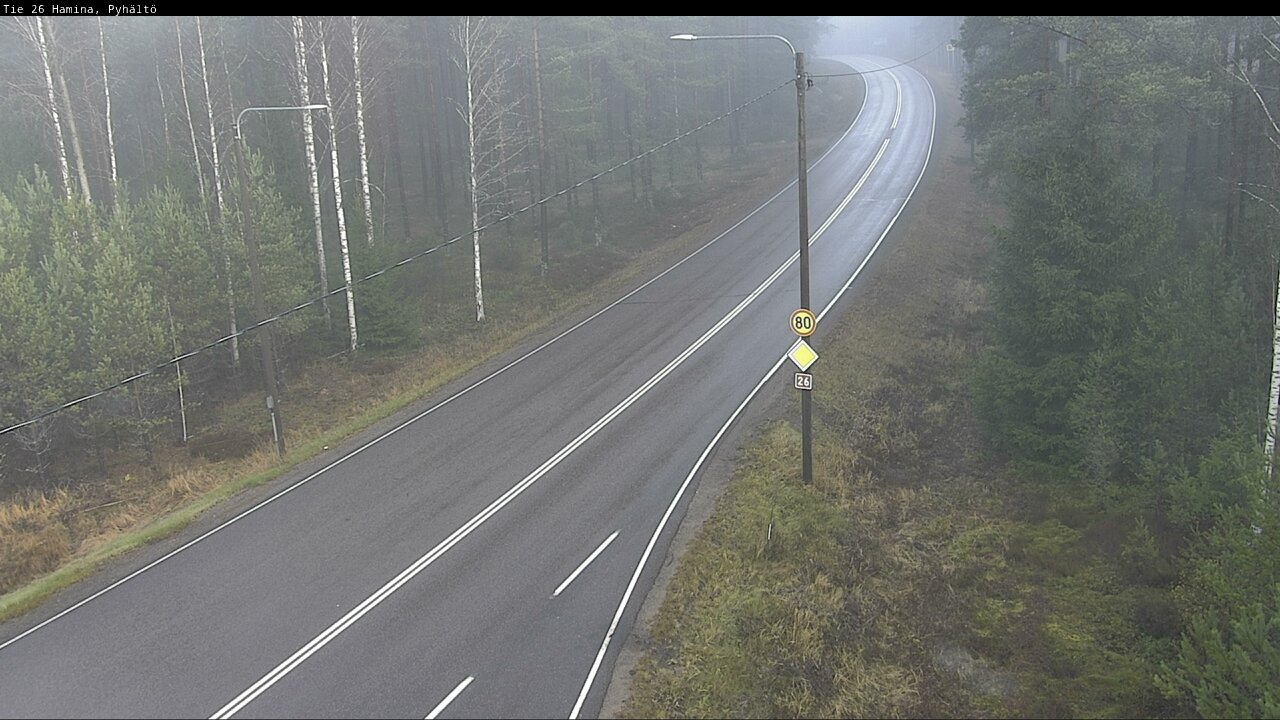 Kelikamerat Kuva Tie 26 Hamina, Pyhältö, Hamina, Kymenlaakso