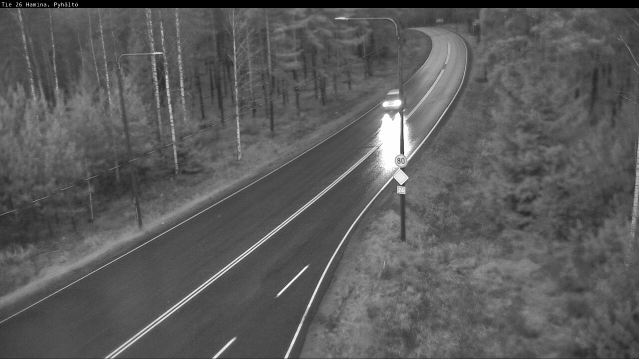 Kelikamerat Kuva Tie 26 Hamina, Pyhältö, Hamina, Kymenlaakso