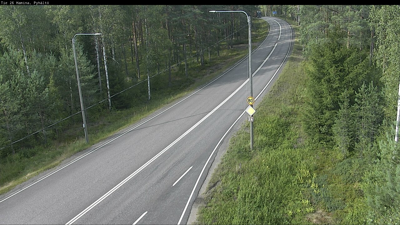 Kelikamerat Kuva Tie 26 Hamina, Pyhältö, Hamina, Kymenlaakso