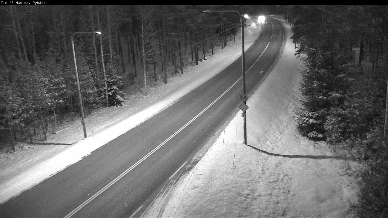 Kelikamerat Kuva Tie 26 Hamina, Pyhältö, Hamina, Kymenlaakso