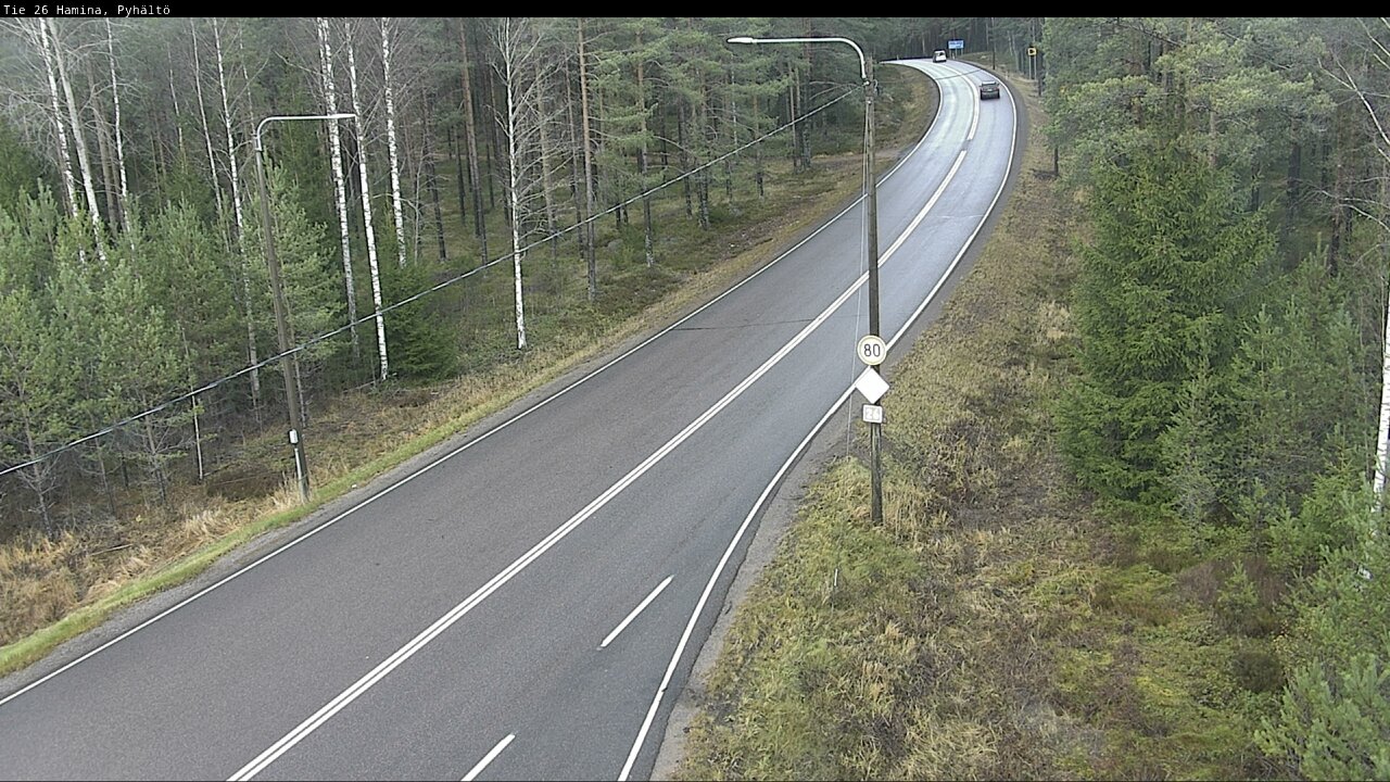 Kelikamerat Kuva Tie 26 Hamina, Pyhältö, Hamina, Kymenlaakso