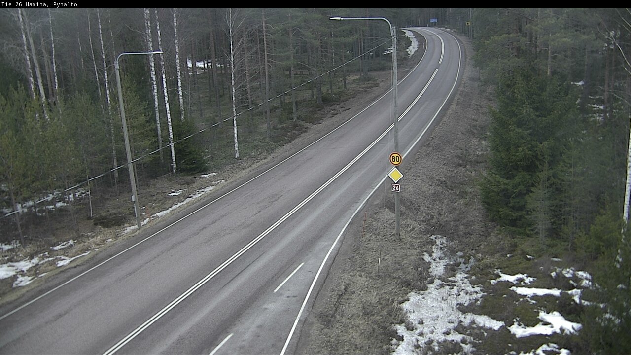 Kelikamerat Kuva Tie 26 Hamina, Pyhältö, Hamina, Kymenlaakso