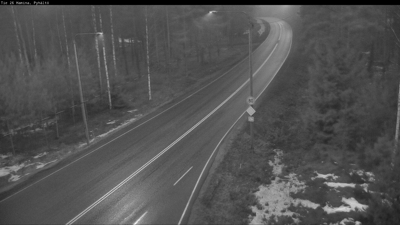 Kelikamerat Kuva Tie 26 Hamina, Pyhältö, Hamina, Kymenlaakso