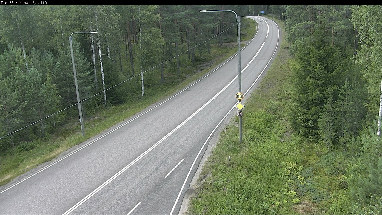 Kelikamerat Kuva Tie 26 Hamina, Pyhältö, Hamina, Kymenlaakso