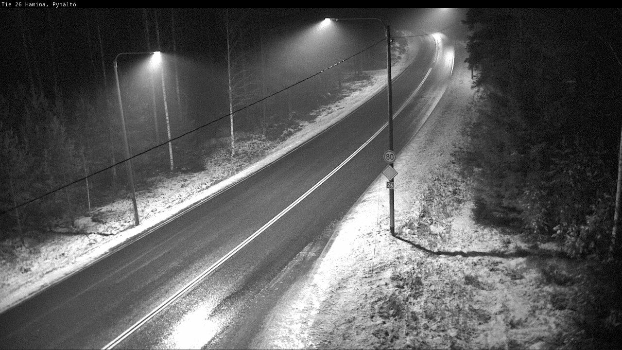Weather Camera Image Road 26 Hamina, Pyhältö, Hamina, Kymenlaakso
