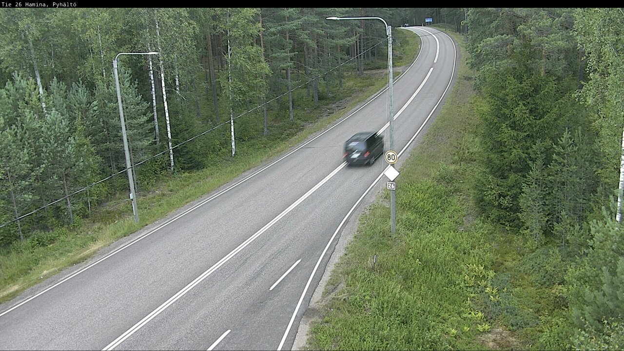 Kelikamerat Kuva Tie 26 Hamina, Pyhältö, Hamina, Kymenlaakso