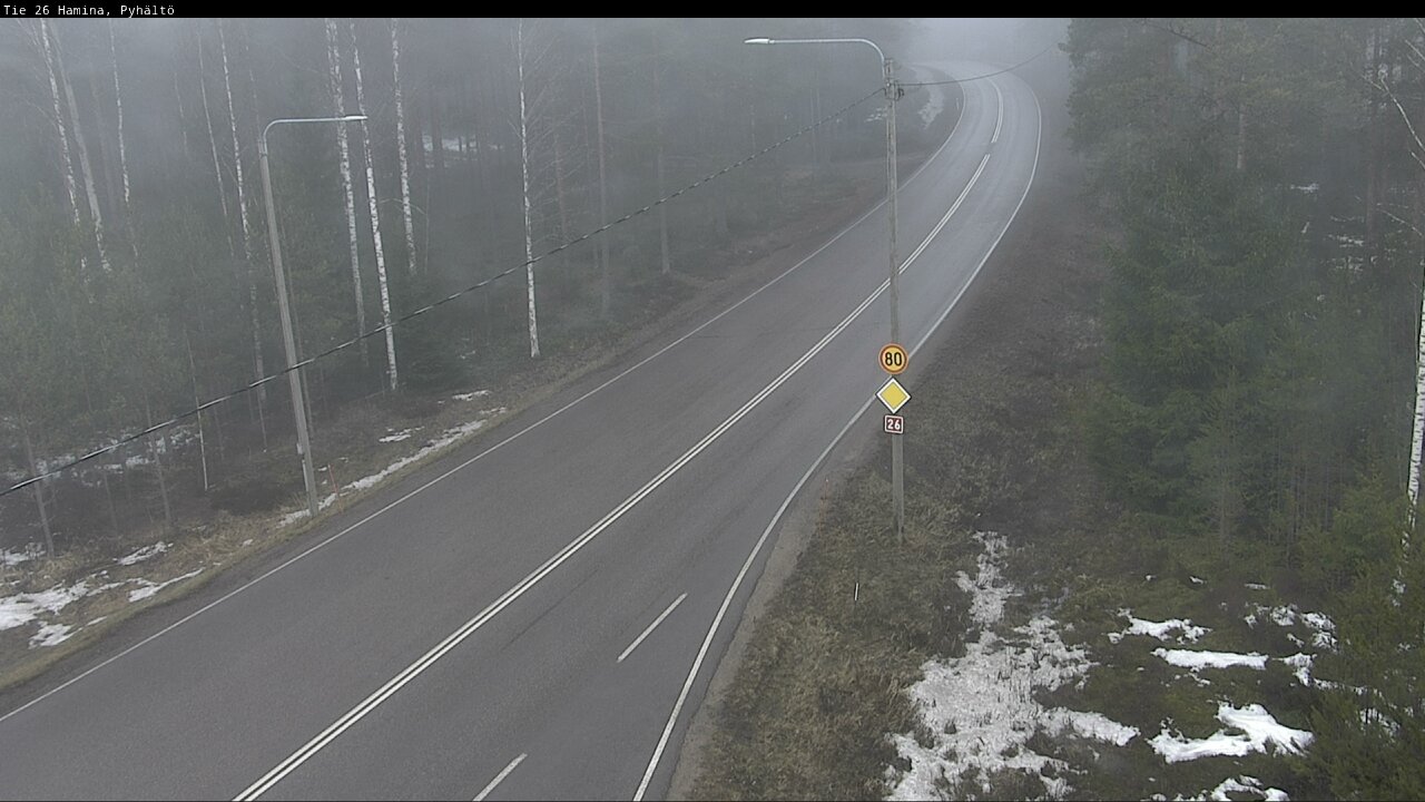 Kelikamerat Kuva Tie 26 Hamina, Pyhältö, Hamina, Kymenlaakso