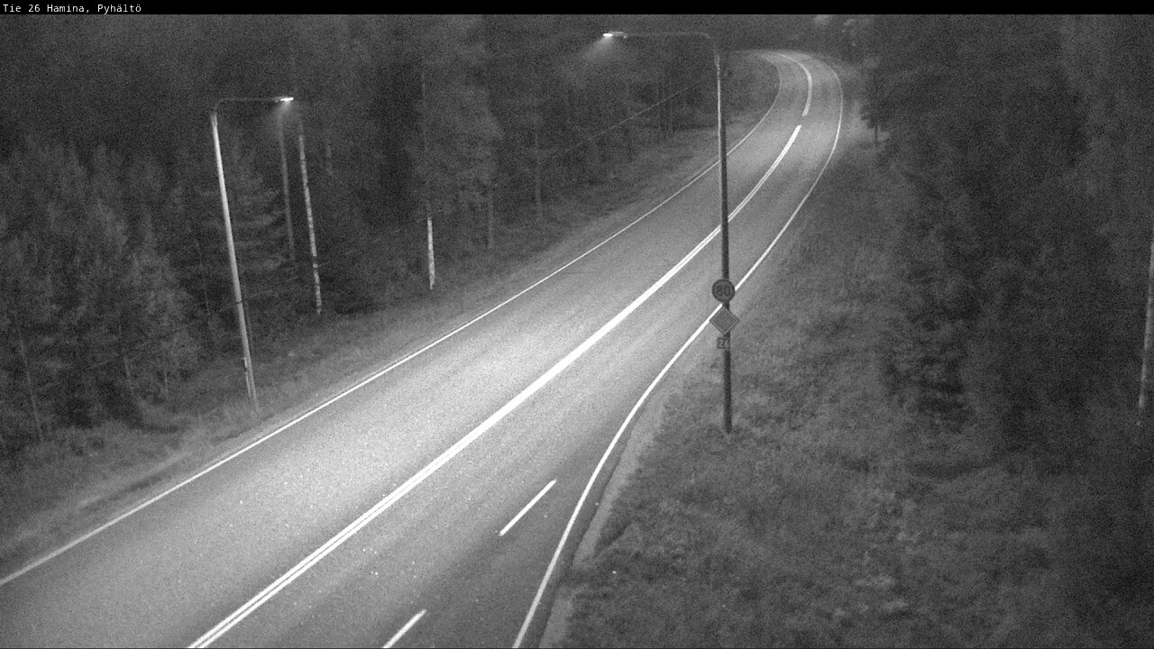 Kelikamerat Kuva Tie 26 Hamina, Pyhältö, Hamina, Kymenlaakso