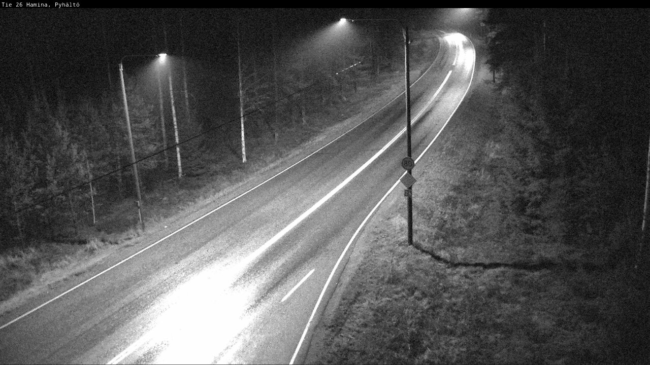 Kelikamerat Kuva Tie 26 Hamina, Pyhältö, Hamina, Kymenlaakso