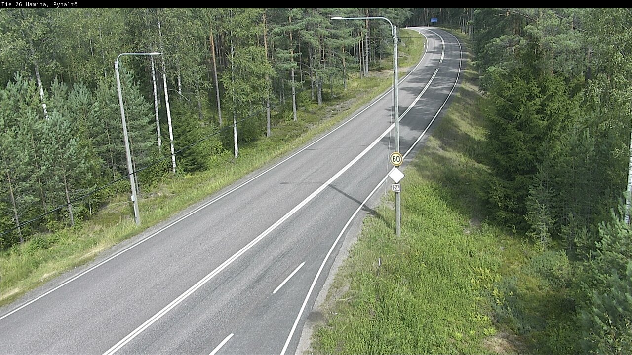 Kelikamerat Kuva Tie 26 Hamina, Pyhältö, Hamina, Kymenlaakso